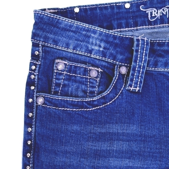 NWT Trinity Ranch Women's 5 Blue Boot Cut Jeans - Picture 3 of 16
